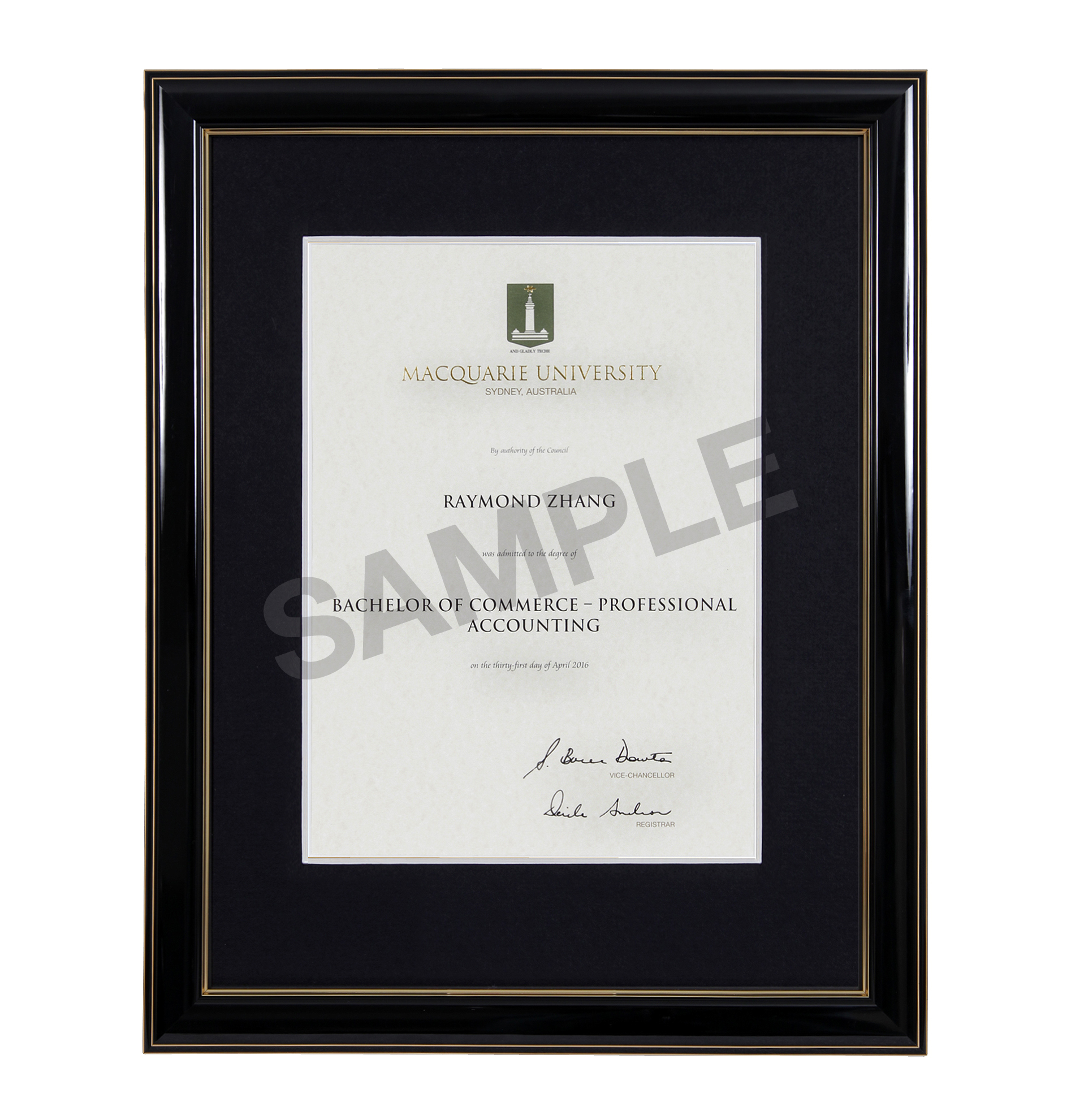 PRESTIGE GOLD Fits A4 certificate